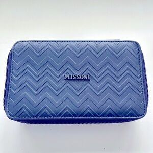 MISSONI Chevron embossed case includes MISSONI branded sleep mask, 7 available